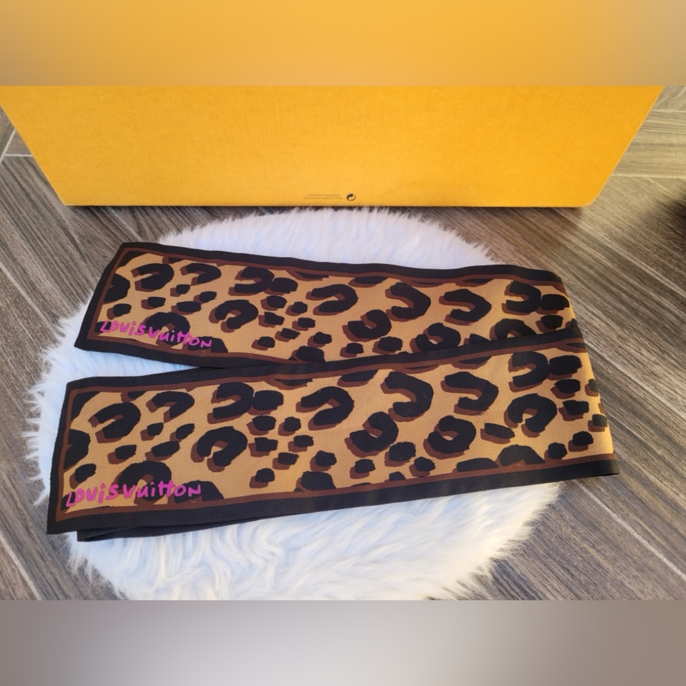 Stephen Sprouse Leopard Bandaue (No tag)